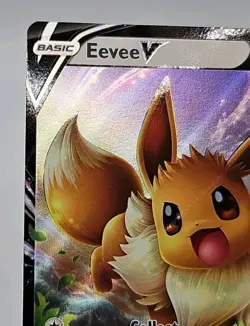 Eevee V SWSH065 Full Art NM Promo Rare Pokemon Card Battle Academy Eevee Stamped - Image 5