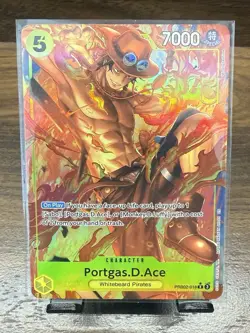 Portgas.D.Ace PRB02-018 Alt Art English - One Piece Trading Card Game - Image 1