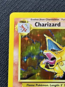 Charizard 4/102 Base Set Rare Holo Pokemon Card WOTC 1999 Near Mint - Image 2