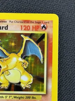 Charizard 4/102 Base Set Rare Holo Pokemon Card WOTC 1999 Near Mint - Image 3