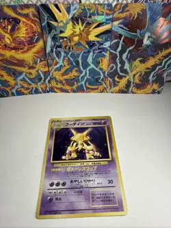 Pokemon Card Alakazam No.065 Old Back Holo Japanese - Image 1