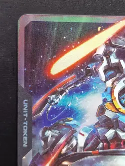 GQuuuuuuX Omega Psycommu - Token T-019 Alt Art - Gundam TCG Premium Card PC02A - Image 2