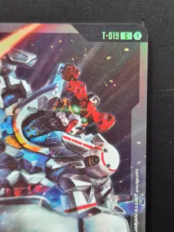 GQuuuuuuX Omega Psycommu - Token T-019 Alt Art - Gundam TCG Premium Card PC02A - Image 3