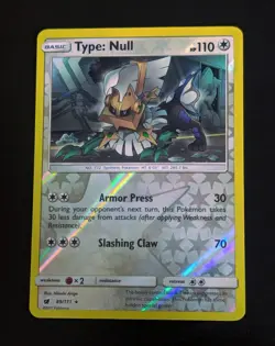 Pokemon Card Type:Null Crimson Invasion Reverse Holo Rare 89/111 Near Mint - Image 1