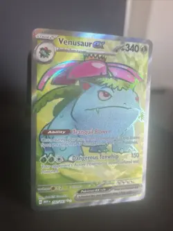 Pokemon TCG Venusaur EX Scarlet & Violet Holo Ultra Rare Card 182/165 - Image 2