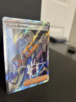 Pokemon TCG Boss's Orders Trainer Full Art Holo Rare Card 248/193 Paldea - Image 3