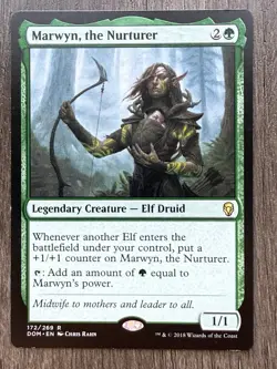 1x Marwyn, the Nurturer Dominaria Regular MTG LP English - Image 1