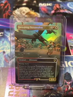 Swooping Pteranodon - Borderless (Foil) (REX) Jurassic World Collection - NM - Image 1