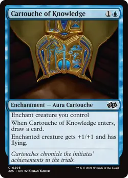 Cartouche of Knowledge [Foundations Jumpstart] Magic MTG - Image 1