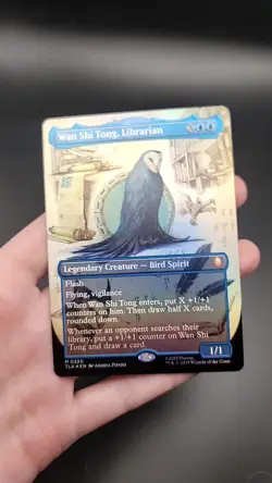 FOIL WAN SHI TONG, LIBRARIAN (BORDERLESS) Avatar: The Last Airbender TLA MTG NM - Image 2