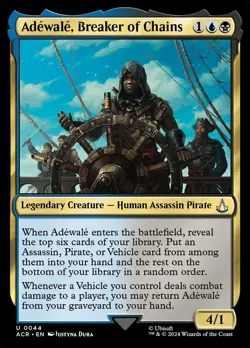 Adewale, Breaker of Chains (ACR) - MTG - Legendary Creature - Excellent - Image 1
