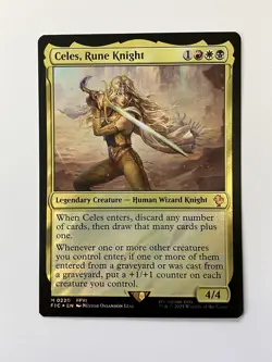 1x Celes, Rune Knight, Surge Foil, Final Fantasy, Magic MTG NM - Image 1