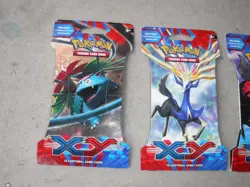 POKEMON XY BASE SLEEVED BOOSTER PACKS 4 CHARACTER SET BLISTER PACK 2014 - Image 2