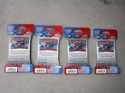 POKEMON XY BASE SLEEVED BOOSTER PACKS 4 CHARACTER SET BLISTER PACK 2014 - Image 4