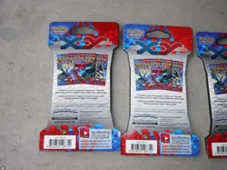 POKEMON XY BASE SLEEVED BOOSTER PACKS 4 CHARACTER SET BLISTER PACK 2014 - Image 5