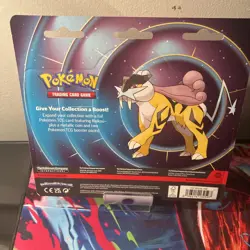 Pokemon Mega Evolution & Phantasmal Flames 2-Pack Blister - Raikou! NEW! - Image 4