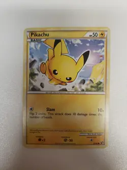 Pikachu 61/90 Common - HGSS Undaunted Pokemon Card - LP - Image 1