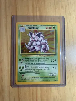 Pokemon Vintage Holo Nidoking Base Set 11/102 WotC 1999 - NM - Image 1