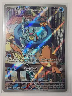 Pokemon Squirtle 148/142 Sv07: Stellar Crown Holo NM - Image 1
