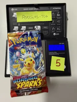 (HEAVY)🔥 22.50 Pokemon TCG Surging Sparks Booster Pack Factory Sealed✅ - Image 1
