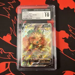 Leafeon V Alternate Art 167/203 Evolving Skies 💎CGC 10 GEM MINT💎 Pokemon Card - Image 1