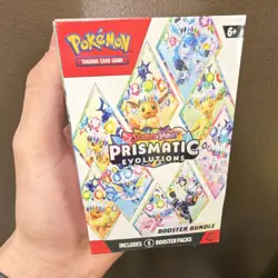 Pokemon TCG Prismatic Evolutions Booster Bundle Box - 6 Booster Packs, English - Image 1