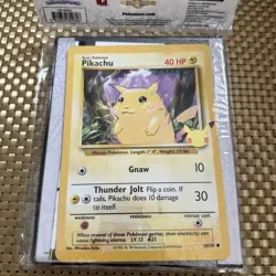 Pokemon 25th Anniversary First Partner Collector's Binder SEALED Jumbo Pikachu 820650809606 - Image 1