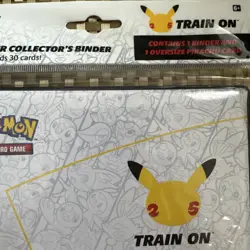 Pokemon 25th Anniversary First Partner Collector's Binder SEALED Jumbo Pikachu 820650809606 - Image 4