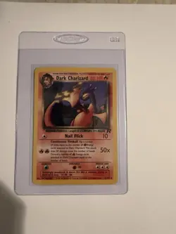 Pokemon Dark Charizard 21/82 Team Rocket Rare 80 HP English 2000 WOTC - Image 1