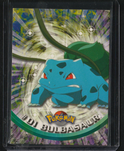 Bulbasaur #01 - 1999 Pokemon Topps TV Animation Edition Series - Rare, NM - Image 1