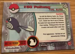 Poliwag #60 Topps Spectra Chrome 2000 Pokemon Near Mint Ungraded - Image 2