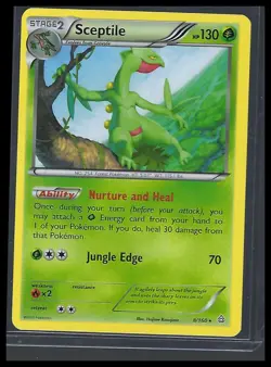 Sceptile 8/160 Rare – XY Primal Clash Pokemon TCG - NM - Image 1