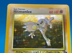 Hitmonlee 7/62 Holo Rare - 1999 WOTC Pokemon Fossil Unlimited - Image 5