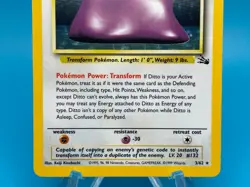 Ditto 3/62 Holo Rare - 1999 WOTC Pokemon Fossil Unlimited - Image 3