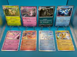 All 8 Eeveelutions Holo Rare Set - 2025 Pokemon Sv 8.5 Prismatic Evolutions - Image 1