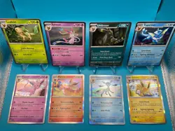 All 8 Eeveelutions Holo Rare Set - 2025 Pokemon Sv 8.5 Prismatic Evolutions - Image 3