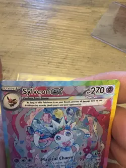 Pokemon Sylveon EX 156/131 Prismatic Evolutions Special Illustration Rare Holo … - Image 5