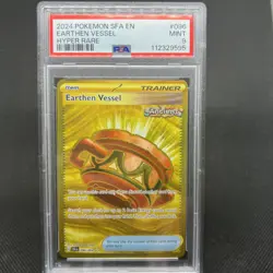2024 Pokemon Sfa EN-Shrouded Fable Earthen Vessel #096/064 Hyper Rare PSA 9 - Image 1