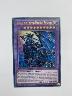 MZMU-EN012 Timaeus the United Magical Dragon Ultra Rare 1st Ed NM YuGiOh Card - Image 1