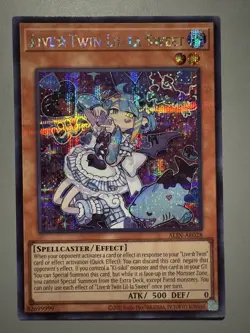 YUGIOH LIVE TWIN LIL-LA SWEET ASIA ENGLISH EDITION ALIN-AE028 SECRET RARE - Image 1