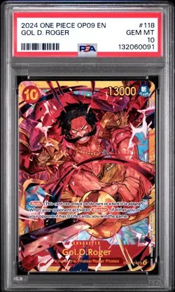 2024 ONE PIECE OP09-EMPERORS IN THE NEW WORLD #118 GOL D. ROGER PSA 10 - Image 1