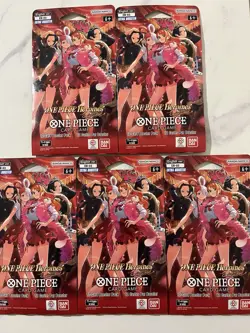 One Piece TCG EB03 Heroines Edition Sleeved Booster Pack - Lot of 5 Sealed - Image 1