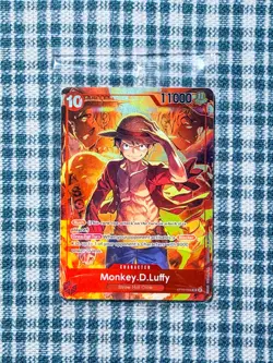 Monkey D. Luffy SR ST10-006 - Treasure Booster Promo - One Piece TCG Sealed - Image 1