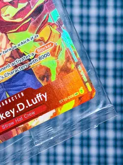 Monkey D. Luffy SR ST10-006 - Treasure Booster Promo - One Piece TCG Sealed - Image 3