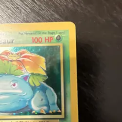 Pokemon TCG Venusaur Base Set Holo Unlimited Rare Card 15/102 MP Condition - Image 3
