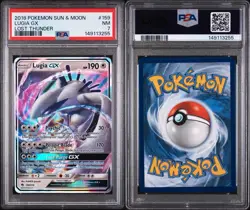 Pokemon TCG Lugia GX 159/214 Sm-Lost Thunder Holo Card - Image 3