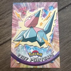 Porygon #137 Topps TV Animation Edition Pokemon Card - NM/MP - Image 1