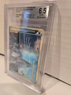 Lugia Legend Bottom Holo 114/123 HG SS 2010 Vintage Pokemon Card BGS 6.5 EX-MT+ - Image 3