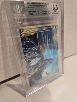 Lugia Legend Bottom Holo 114/123 HG SS 2010 Vintage Pokemon Card BGS 6.5 EX-MT+ - Image 4