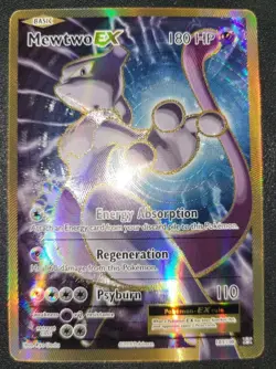 Pokemon Mewtwo EX TCG Full Art Holo Ultra Rare Card 103/108 XY Evolutions NM - Image 2